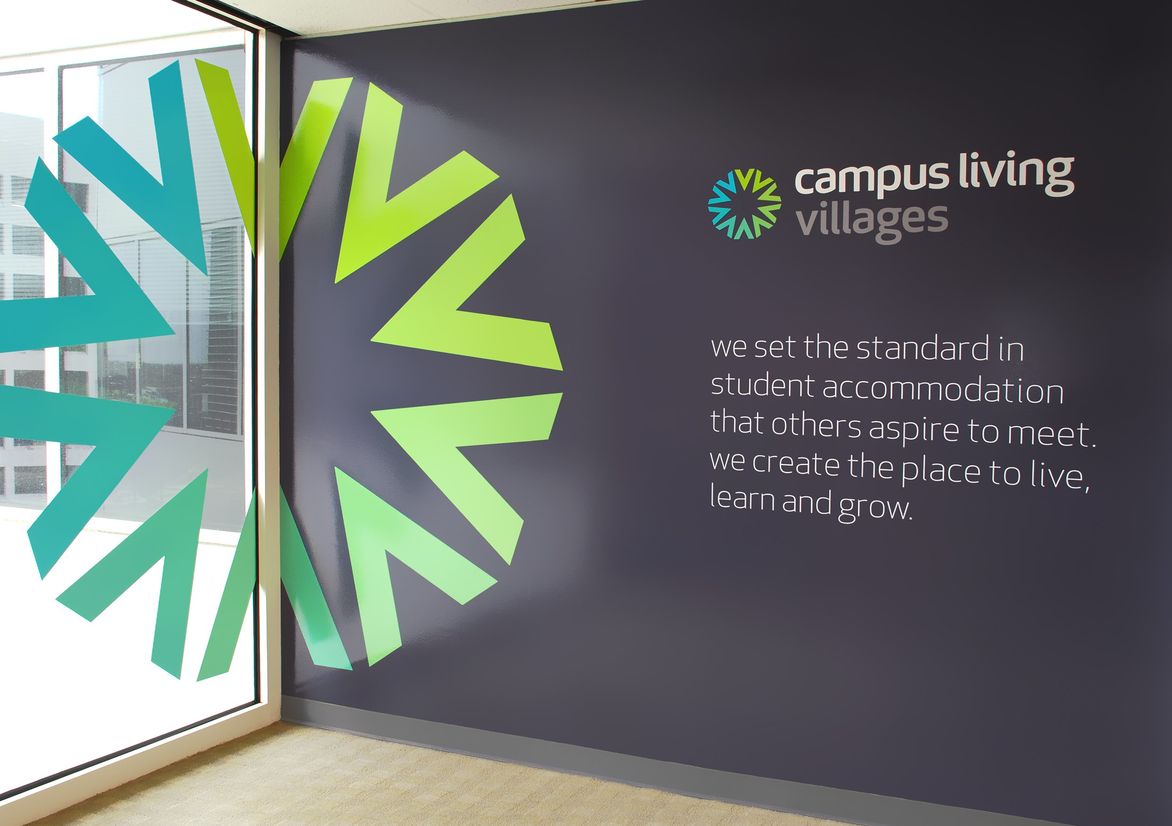Campus Living Villages Brand Identity Best Awards