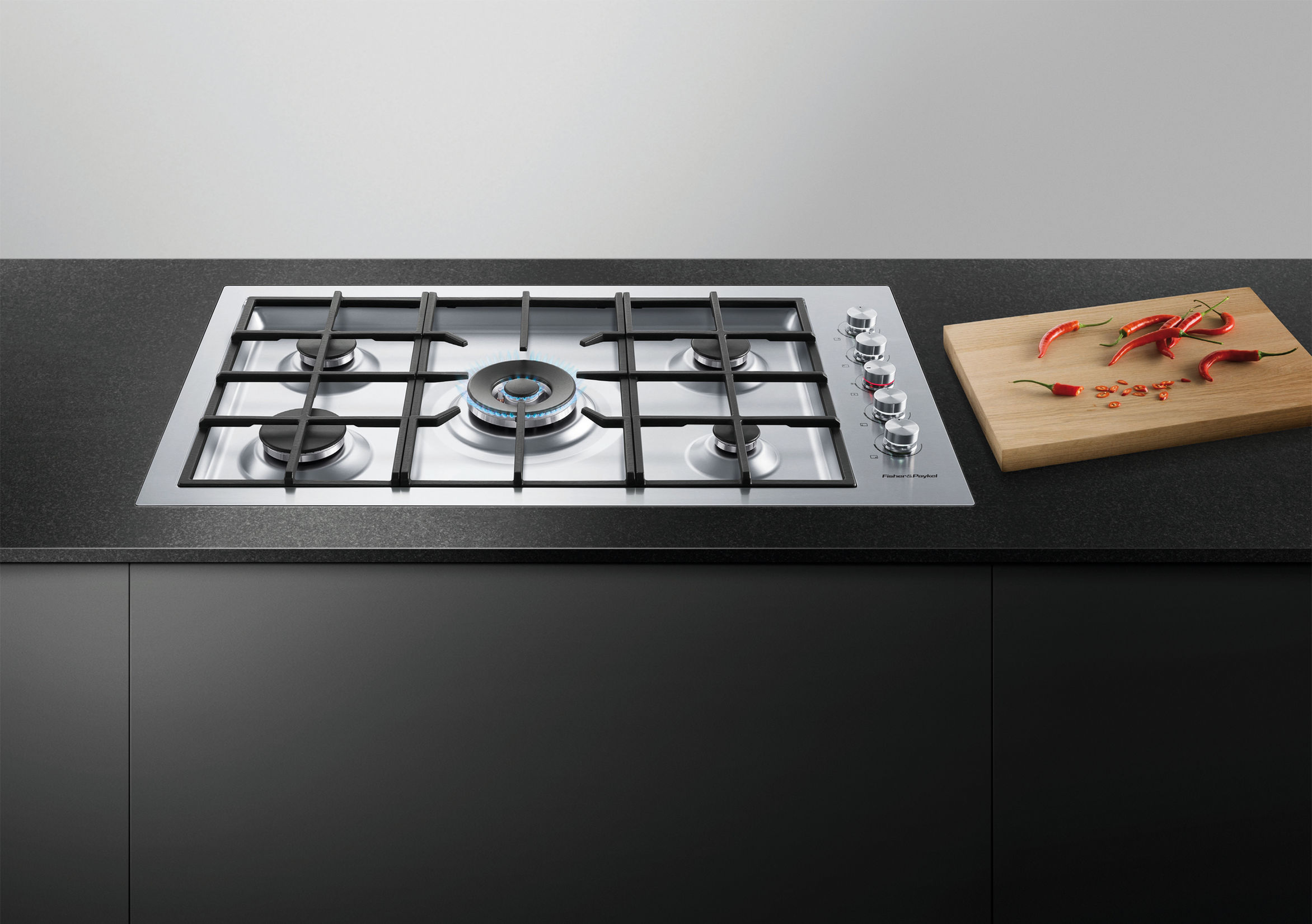 Fisher & Paykel Flush Gas on Steel Cooktop Best Awards