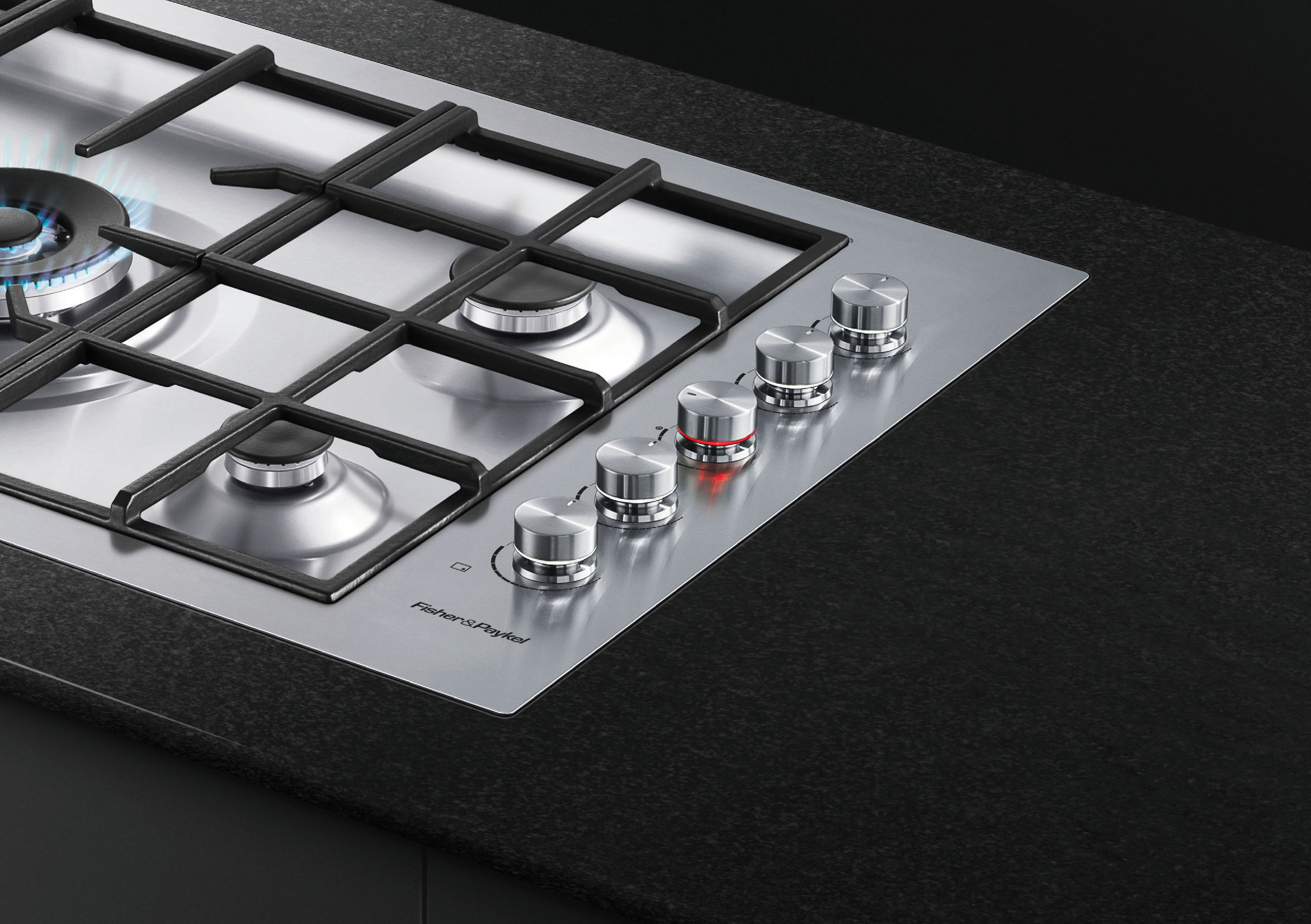 Fisher & Paykel Flush Gas on Steel Cooktop Best Awards