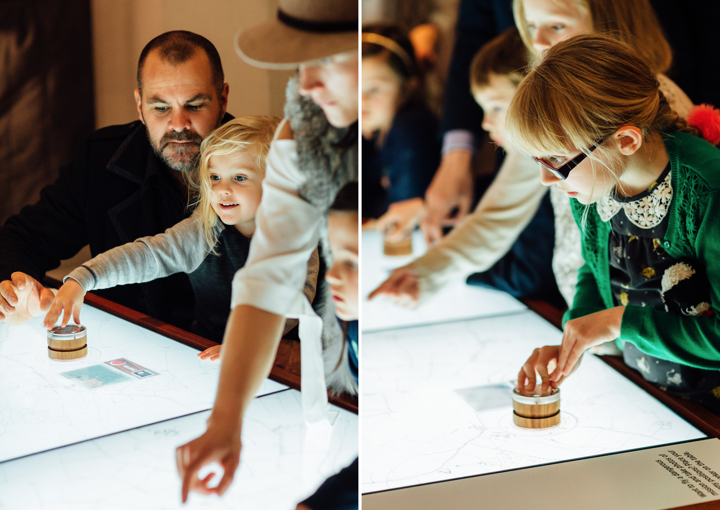 Reconnaissance Table WWI Aerial Reconnaissance Multi-User Interactive Table | Best Design Awards