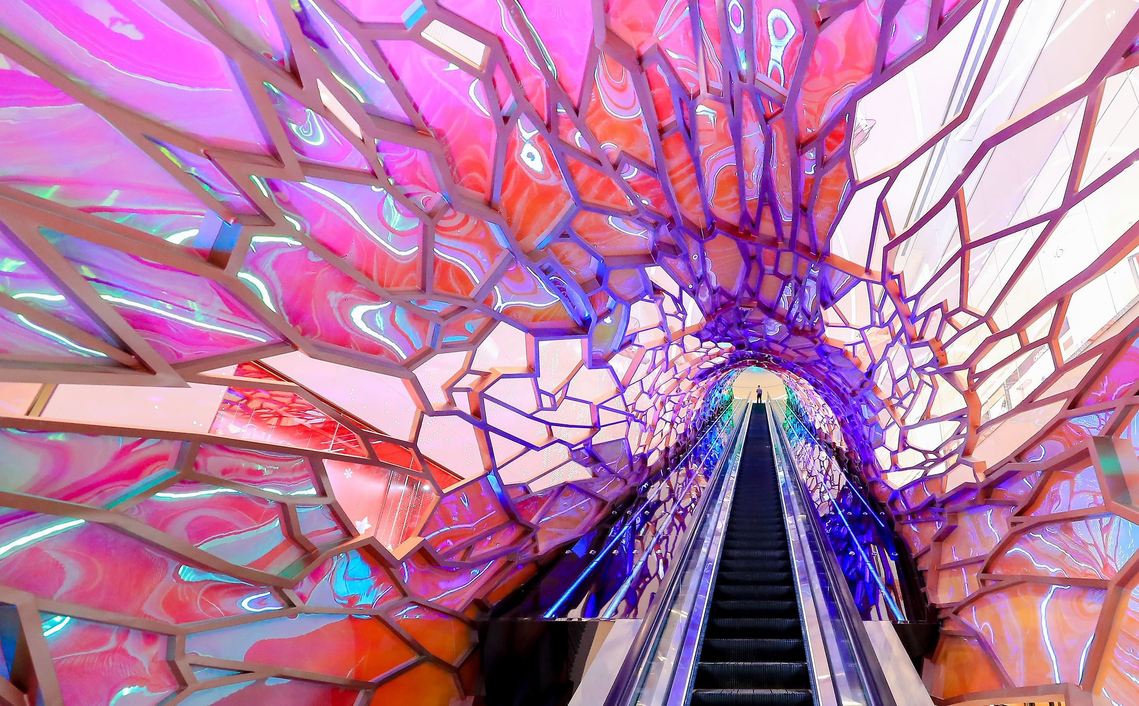 “Aura: The Forest at the Edge of the Sky” Atrium Installation, Haikou ...