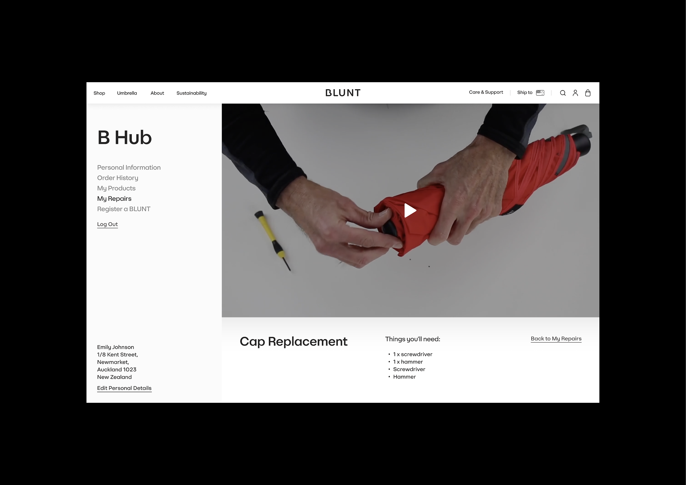 Blunt Repairs | Best Design Awards